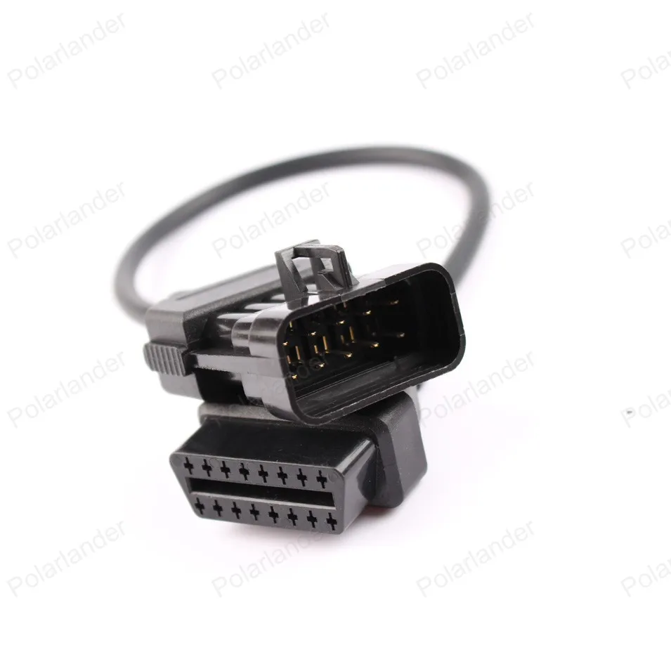 Кабель для автомобильного сканера OPEL 10pin до 16pin OBD2 кабель сервисный адаптер Авто