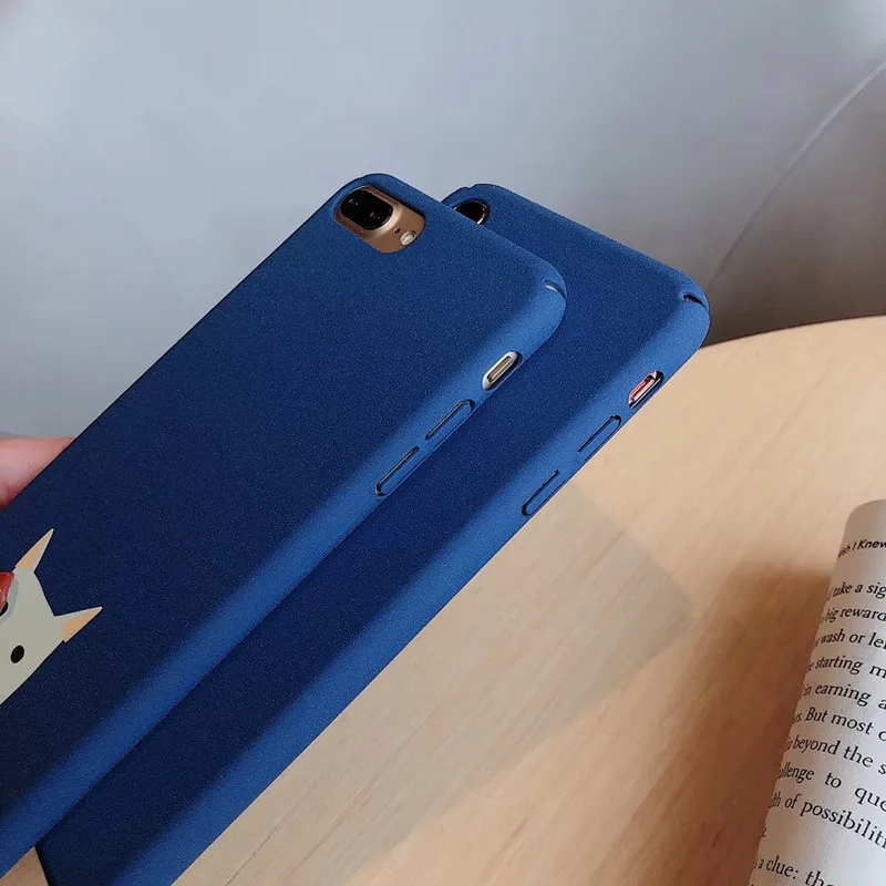 JIBAN Lovely Cartoon Puppy Phone Case for Apple Iphone XS Max/XR Mobile IPhone 8plus/7p/6s Frosted Hard Cover |