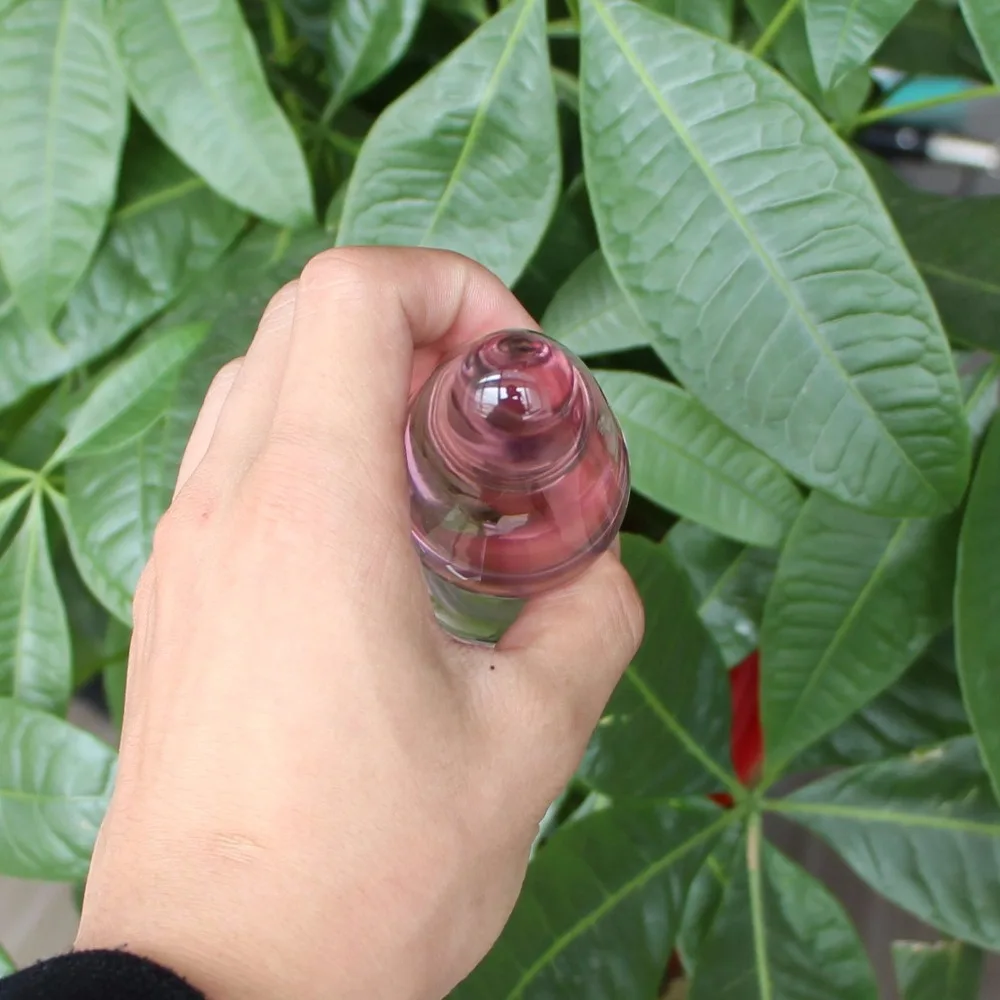 YEMA Glass Anal Plug Pink Transparent Butt Sex Toys for Men Gay Couple Prostate Massager Smooth Touch Adult Products |