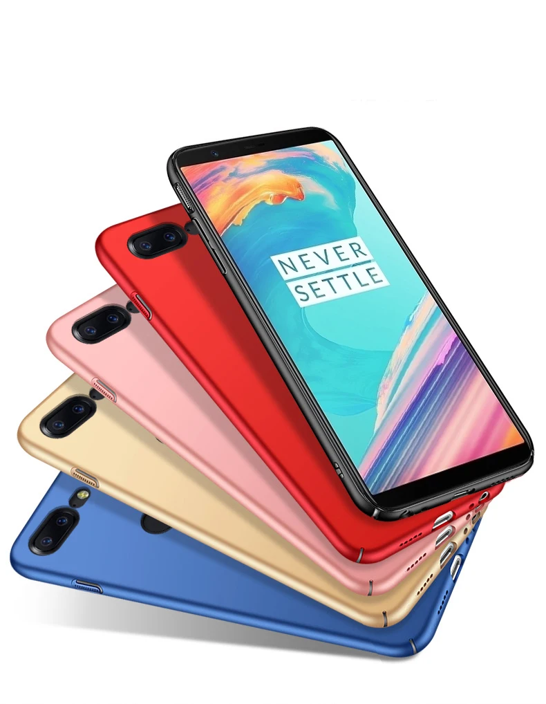 Case For Oneplus 5T One Plus Luxury Ultra thin Hard Frosted Shield back Cover 6 Oneplus6 Phone Case1+5 |