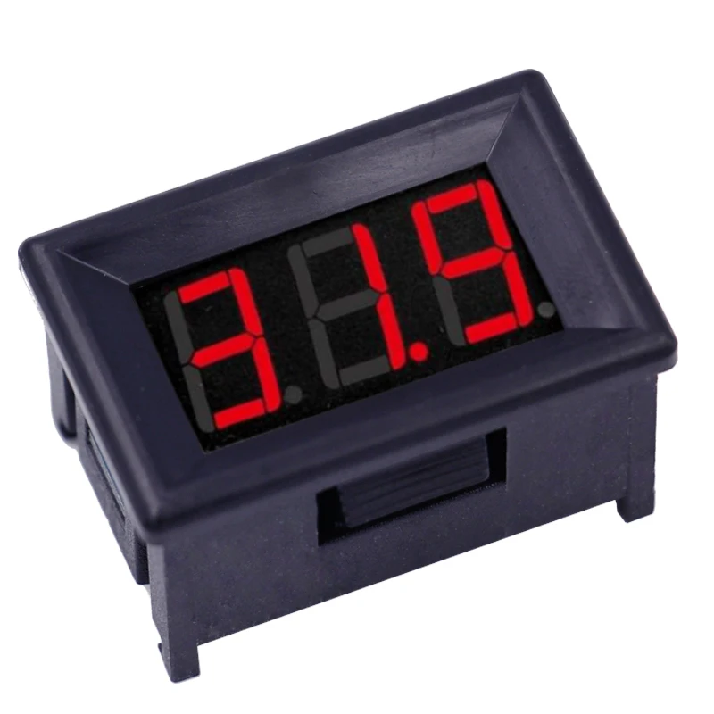 2 провода 0 36 &quotвольтметр цифровой ЖК дисплей двигатель транспортного средства