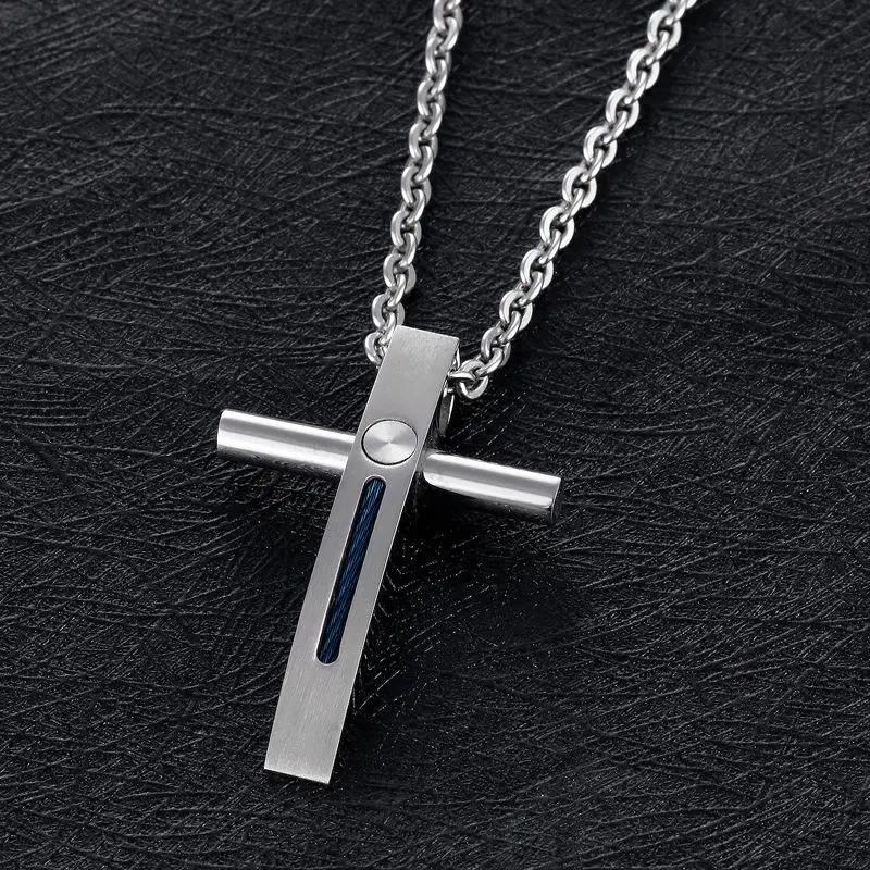 Колье из нержавеющей стали с подвеской Fate Love Classic|jesus cross necklace|cross necklacestainless steel pendant