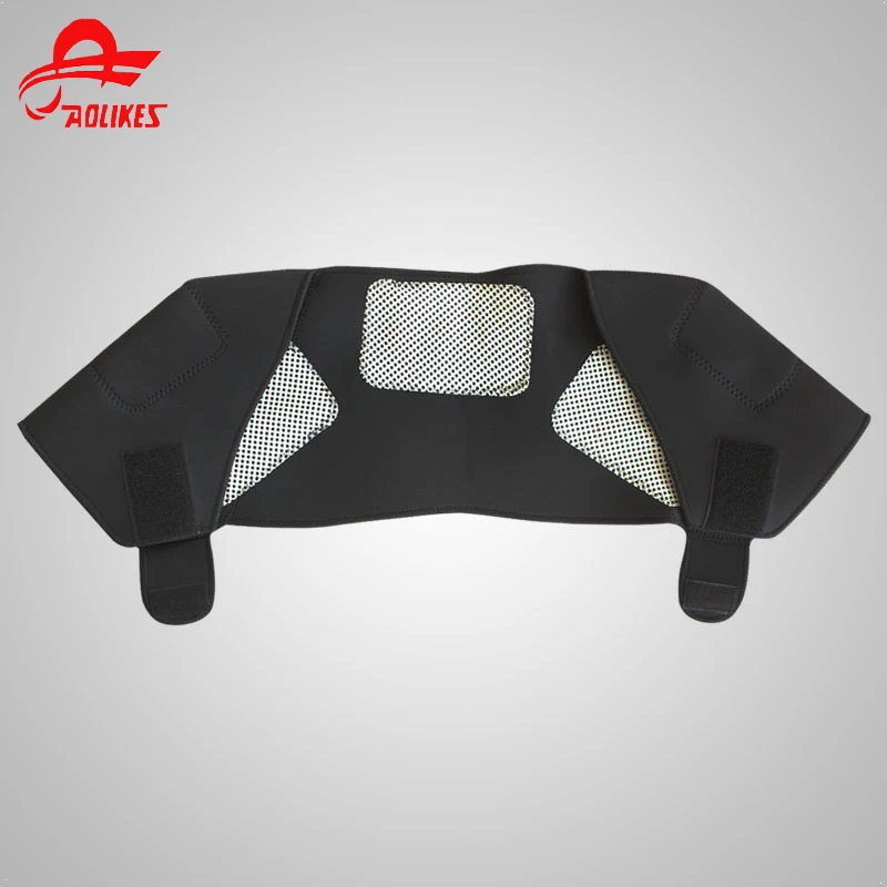 САМОНАГРЕВАЮЩАЯСЯ задняя двойная Наплечная Скоба спортивная защита от травм для