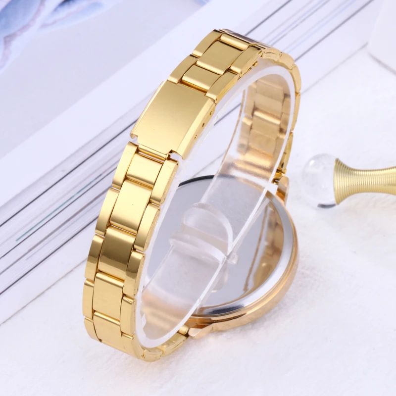 Лидер продаж модные тонкие Нержавеющая сталь Для женщин Watch Top Элитный бренд