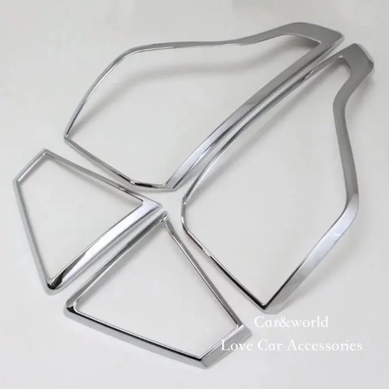 

For Ford Kuga 2017 2018 Rear Light Cover Tail Lamp Trims ABS Chrome Stickers Decoration Car-Styling Car-covers Accessories