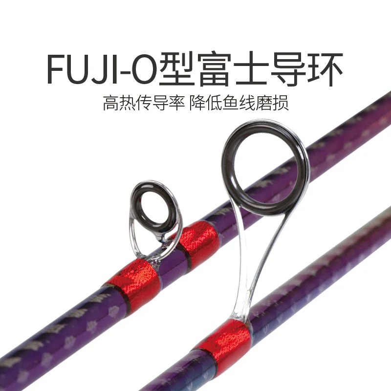 Оригинальные Lurestar Fuji направляющие, высокоуглеродистая удочка, приманка, удочка, 1,98 м-2,58 м, Спиннинг/литье, Удочка ML/M actiong