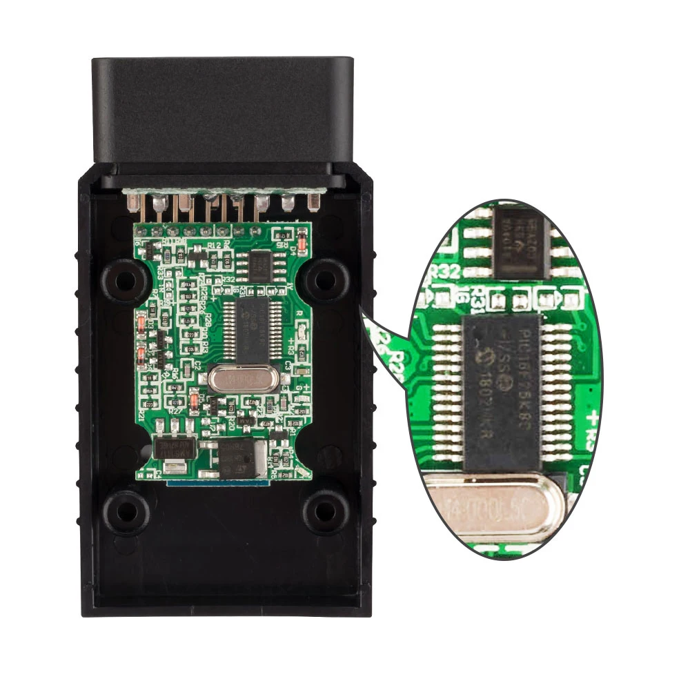 PANDUK Mini OBD2 ELM327 V1.5/V2.1 Bluetooth/WIFI автомобильный диагностический инструмент чип PIC18F25K80