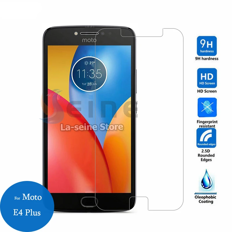 Защитная пленка для экрана из закаленного стекла Motorola Moto E4 Plus 9H 2.5D на E 4 4th + XT1773 5