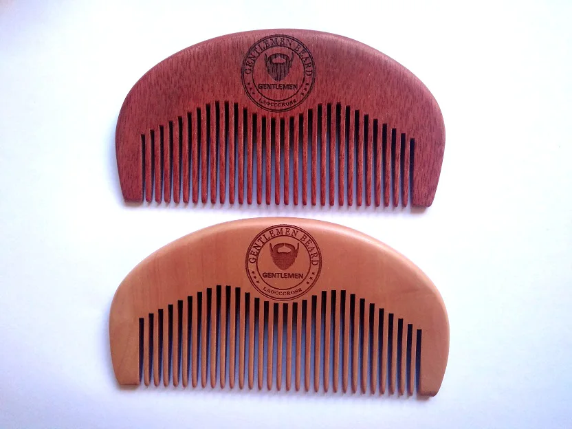 2 шт. карманная Расческа для бороды с гравировкой | Красота и здоровье