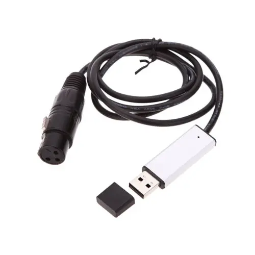 

USB to DMX Interface Adapter LED DMX512 Computer PC Lighting Controller Dimmer