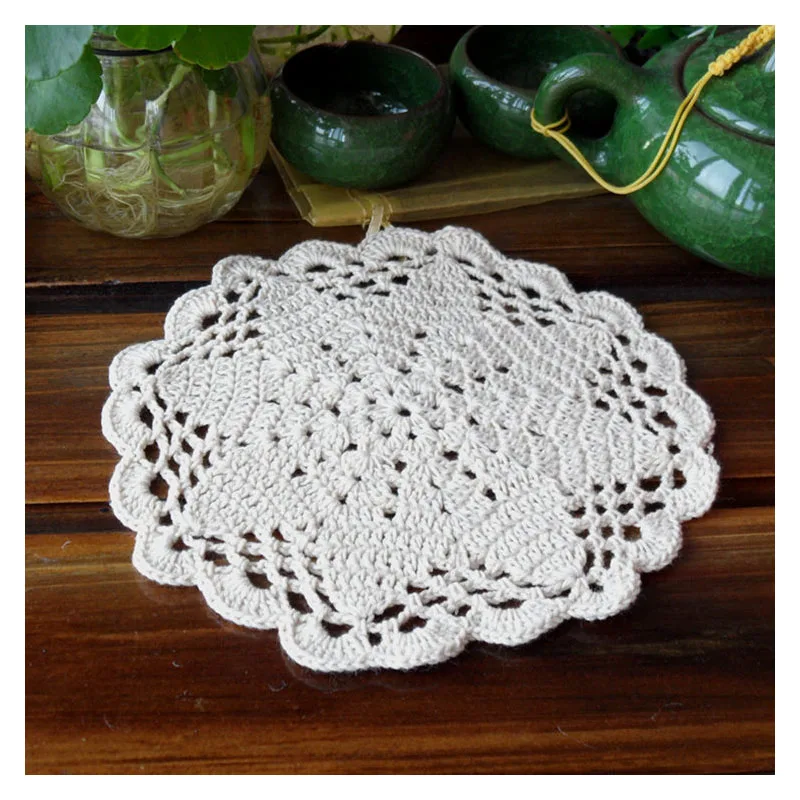 Подставки для напитков ручной работы 20 шт./лот аксессуары стола стеклянные