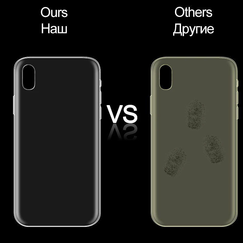 MRELF Clear Cases For iPhone 6S 7 8 Plus XR X S Max Silicone Phone Cover on the Case 6 XS MAX 5S |