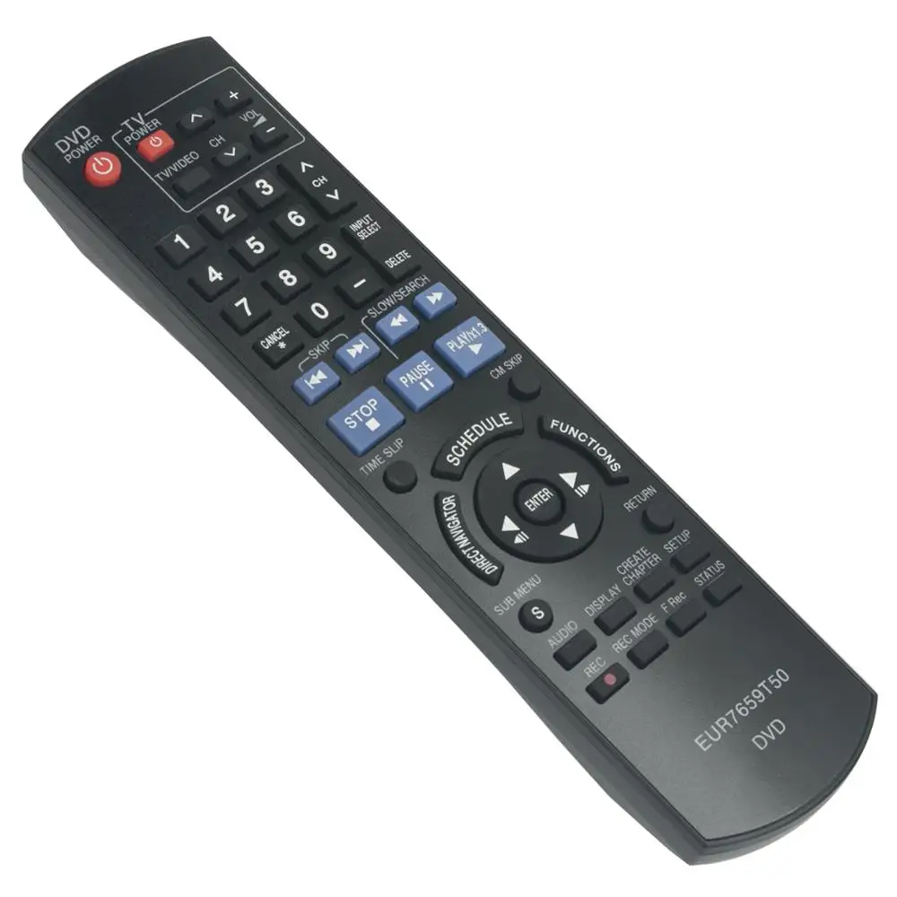Новый пульт дистанционного управления EUR7659T50 для Panasonic DVD Recorder (DVDR) DMREZ17P DMREZ17 DMREZ17K