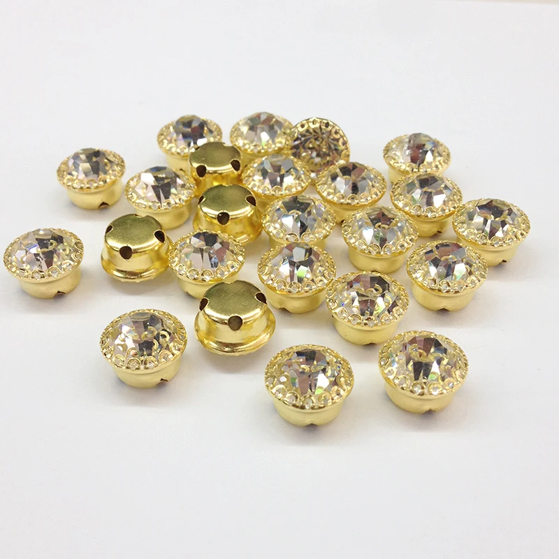 Пришить с украшением в виде кристаллов Стразы прозрачные стразы Блестящий