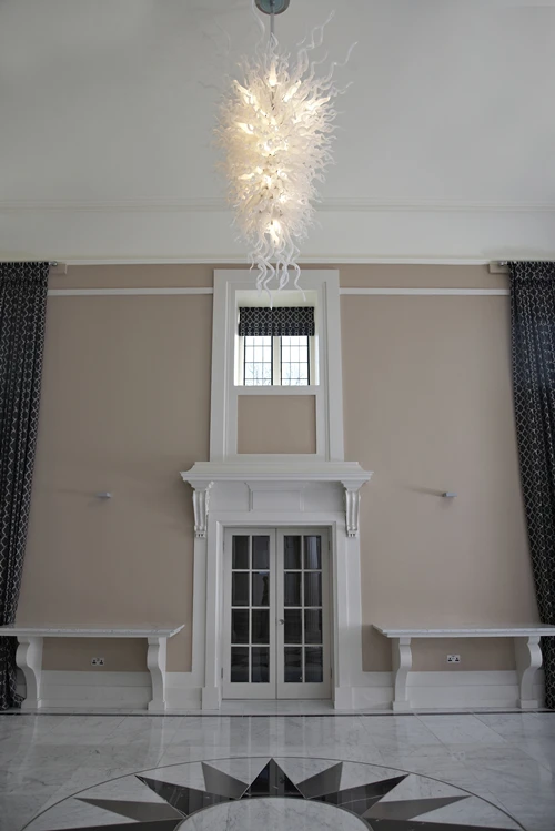 Modern White Wedding Decor Chandeliers Cheap Handmade Blown Glass LED chandelier light Fixture -LR379 | Лампы и освещение