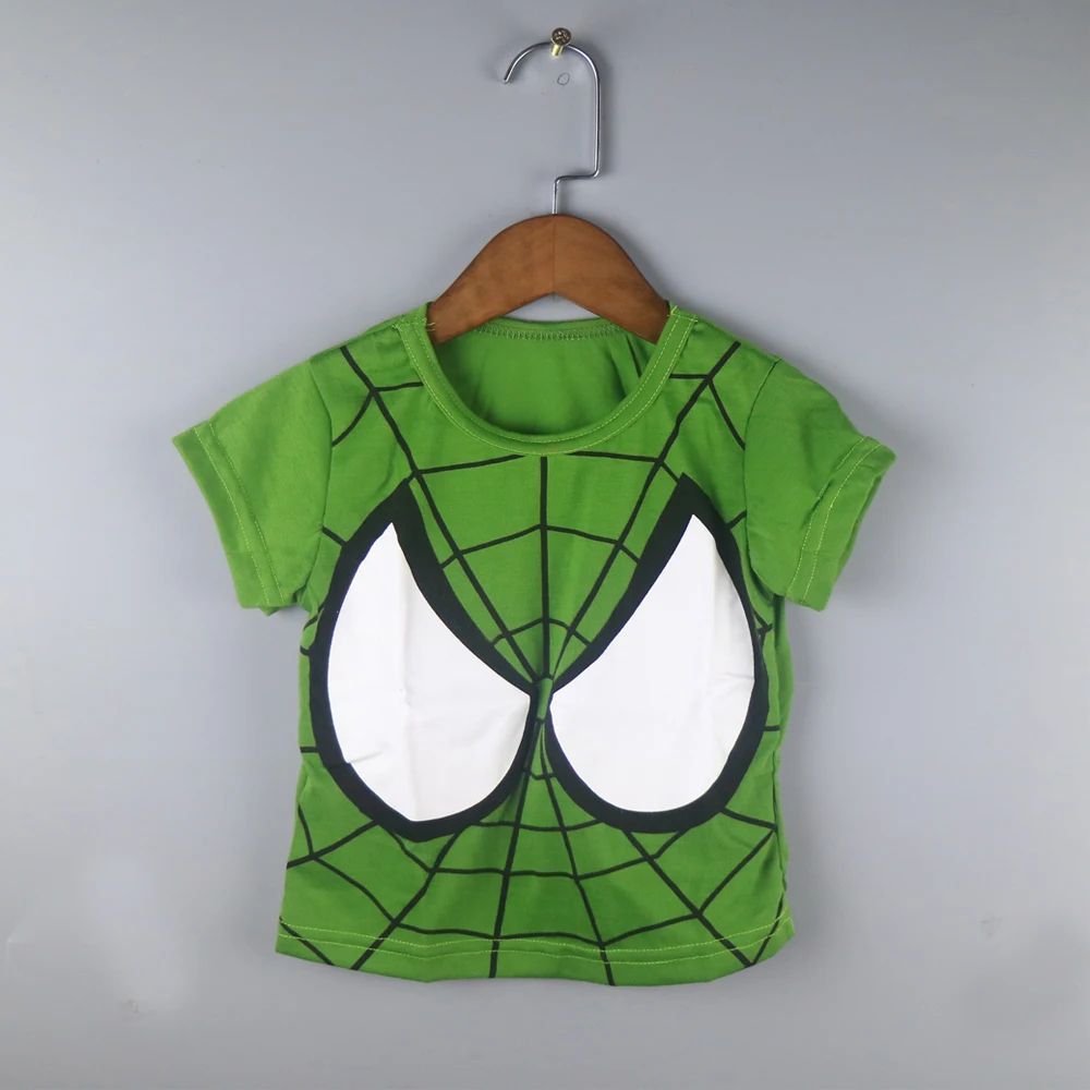 Сладкий розовый паук pattern рубашки мода дети летом футболку | Мать и ребенок
