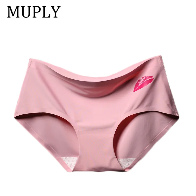 Женские сексуальные кружевные шелковые трусы MUPLY бесшовные нижнее белье женские