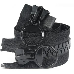 Молния полимерная черная, двойная, 20 #7580859095100120150 см