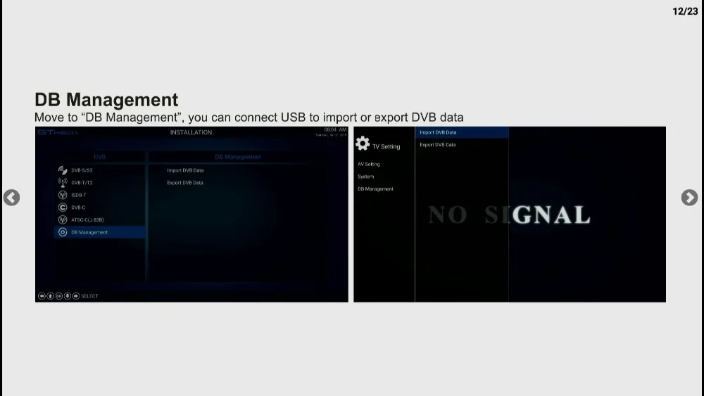 GTMedia Новое поступление GTT2 Ethernet Бесплатные IPTV мира Каналы обновления микропрограммного обеспечения DVB-T2/кабель Поддержка H265 4 K Netflix Android6.0