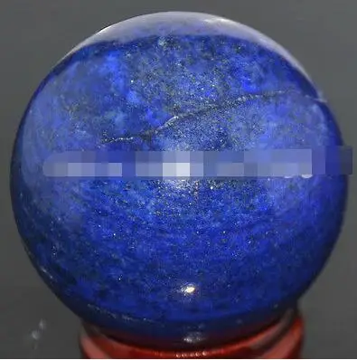 YM 304 GIGANTIC AFGAN LAPIS LAZULI 50mm GEM STONE CRYSTAL BALL | Дом и сад