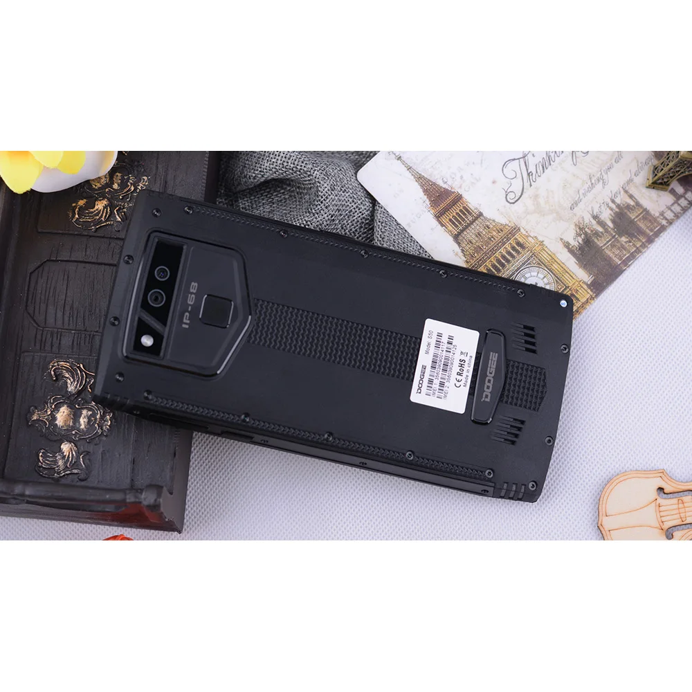 DOOGEE S50 6 ГБ + 128 IP68 смартфон MTK6763T 2 5 ГГц Octa Core Android 7 1 4 камеры 7&quot HD 18:9 Экран 5180 мАч