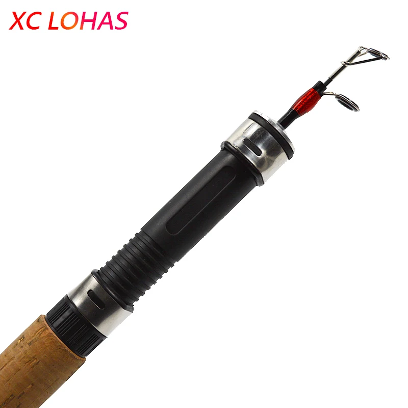 Мини Телескопический зима Ice Рыбалка стержень Высокая прочность стекловолокна