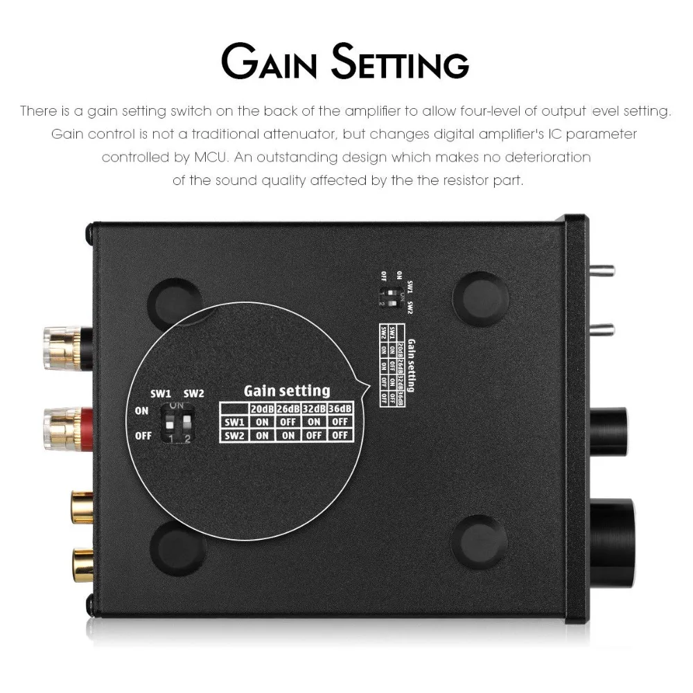 Nobsound Hi-Fi G2/G2 pro сабвуфер/полночастотный моноканальный цифровой усилитель мощности 100 Вт или 300 Вт