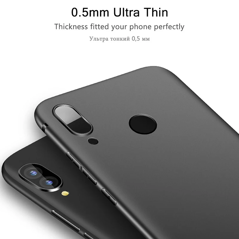 Hacrin чехол для Meizu Note 9 с защитой от отпечатков пальцев бампер задняя крышка Мягкий