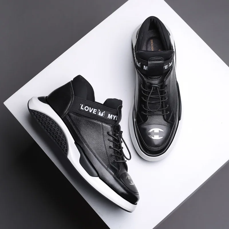 Новинка 6693 Модная молодежная обувь из воловьей кожи с верхним слоем для досуга