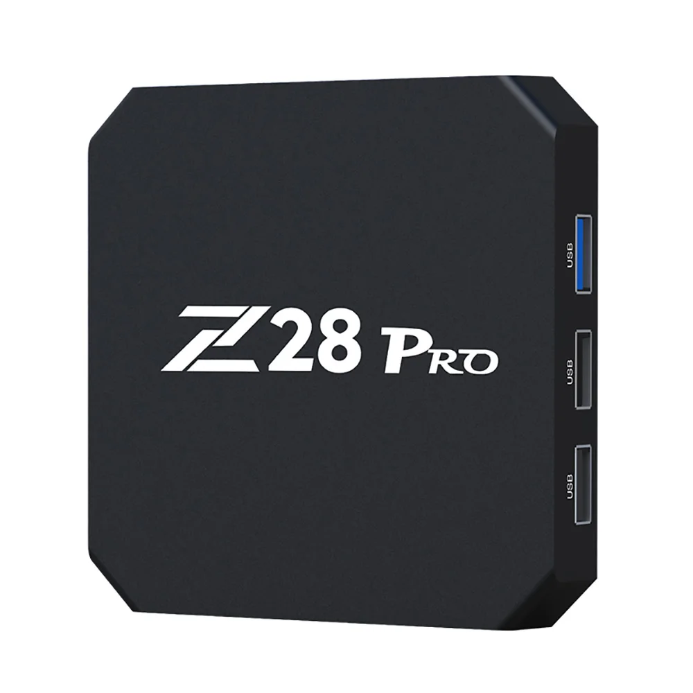 Z28 Pro RK3328 Cortex A53 Smart ТВ Box Android 7 1 Поддержка H.265 4 К x 2 + 8 ГБ 5 ГГц ядра 2GDDR3 Декодер