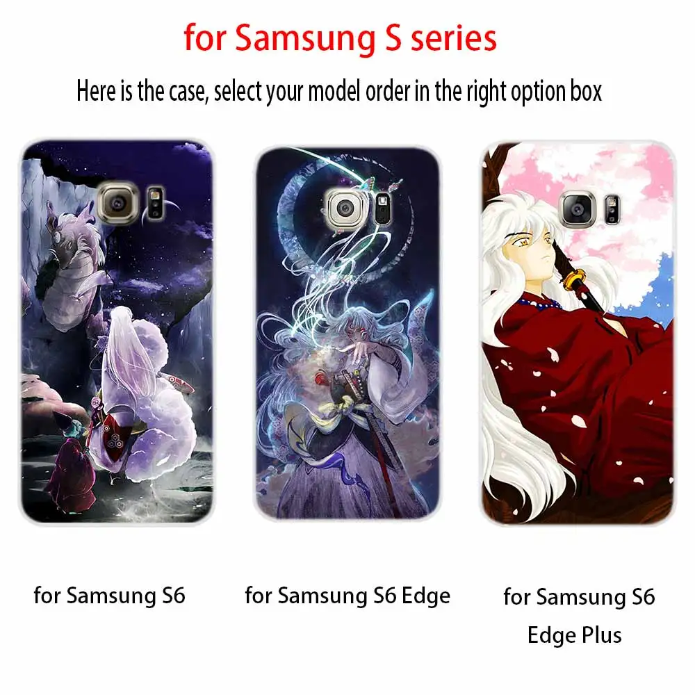 Inuyasha обувь для косплея Аниме Кагоме Мягкая обложка Samsung Galaxy S7 край S8 S9 S10 S11 S20 S21 рlus