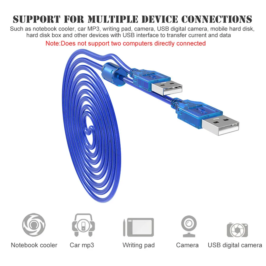 Высокоскоростной USB 2 0 кабель для передачи данных 3 м 5 1 штекер USB2.0 Тип A удлинитель