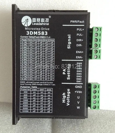 

leadshine driver 3DM583 three-phase stepper drive low noise new original