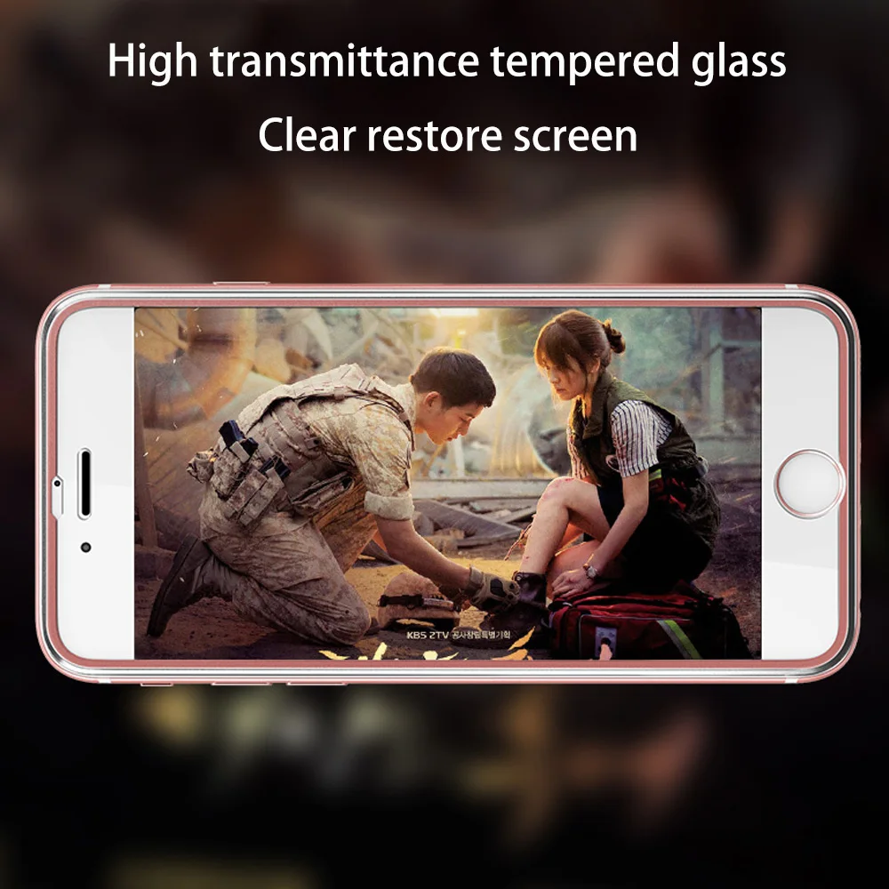 3D полное покрытие металлический край стекло для Apple IPhone X XS XR XS MAX Защитная пленка для экрана, защита для Iphone 8 7 6 6S Plus пленка