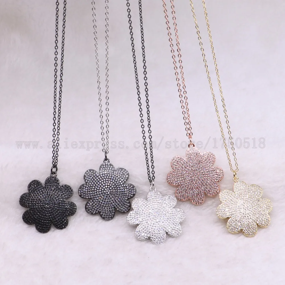 Ожерелье с цветами из 5 нитей оптовая продажа ювелирных изделий 18 дюймов костюм