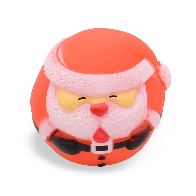 Рождественская собака игрушка Chew скрипучий Забавный питомец 3 формы Снеговик