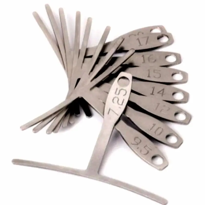 9 шт. бас гитара Металл под струной радиус Датчик Настройки Luthier из нержавеющей