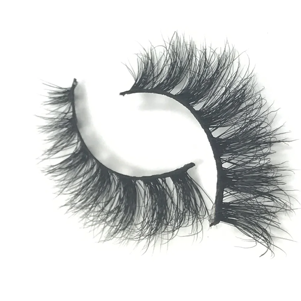 

HBZGTLAD real 3D Mink Natural Thick False Fake Eyelashes hand made Lashes Makeup Extension D16