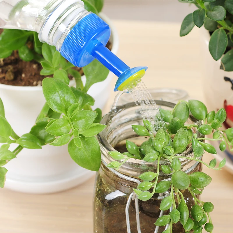 2pcs! portable small plastic household potted plant waterer gardening tools watering sprinkler kettle mouth Free shipping. | Дом и сад