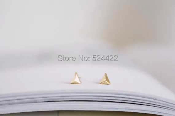 Серьги пусеты Shuangshuo женские геометрические в стиле панк|earrings for women geometric|triangle stud
