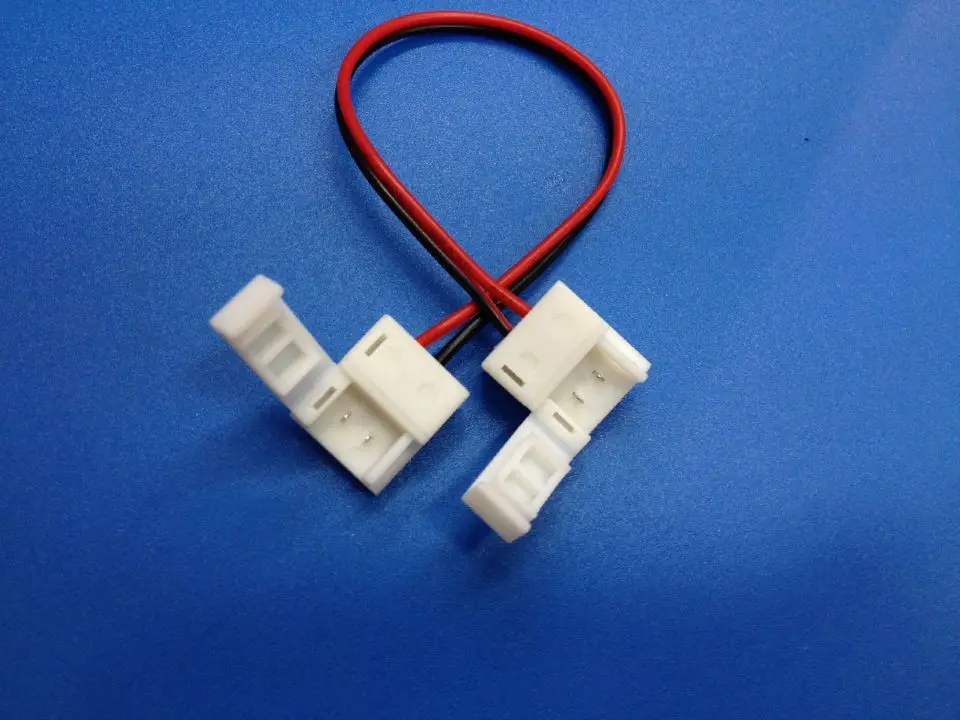 [Seven Neon] Бесплатная доставка 100 шт. разъем для светодиодной ленты 3528 SMD с кабелем 15
