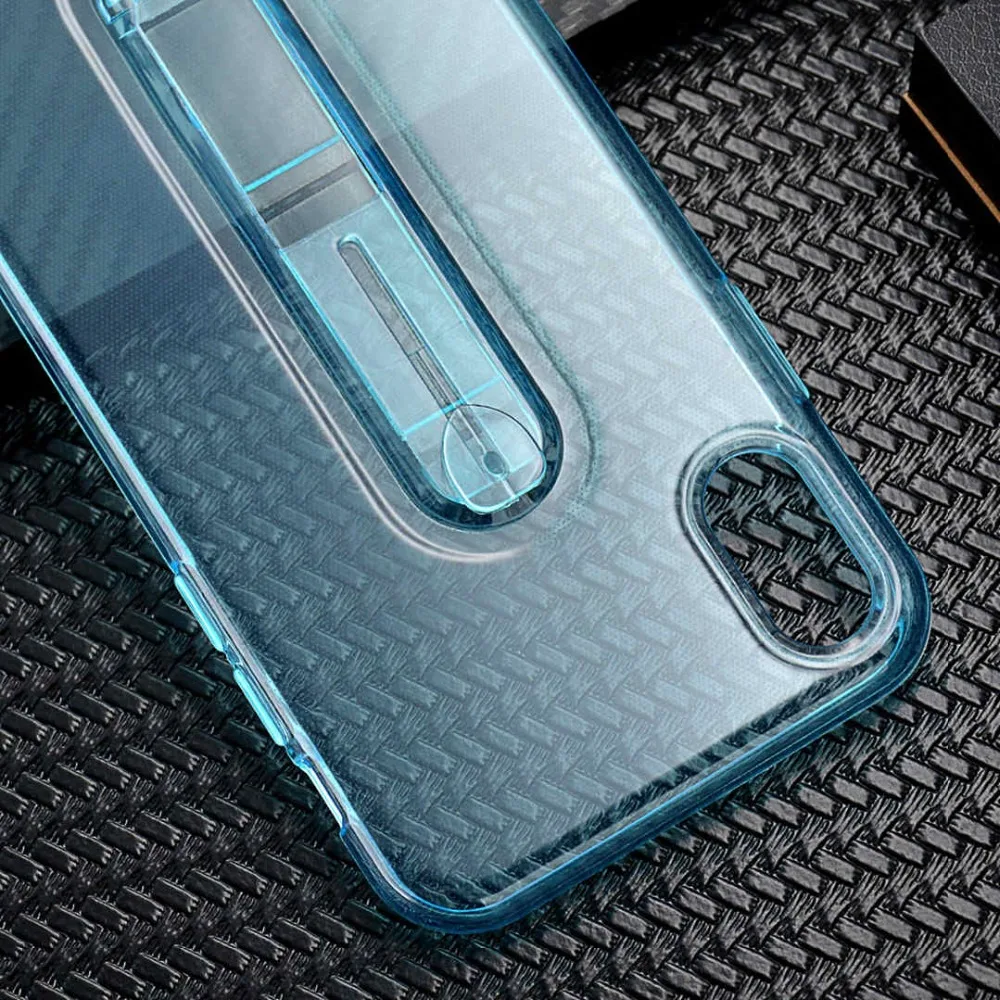 IMIDO Прозрачный чехол для iPhone X XS MAX XR 8 7 6 S Plus 5 5S SE Hide демонстрационный держатель