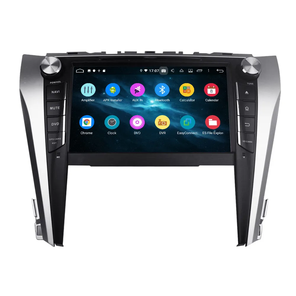 Встроенный DSP Android 9 0 без автомобильного DVD-плеера GPS навигация для Toyota Camry 2015-2018