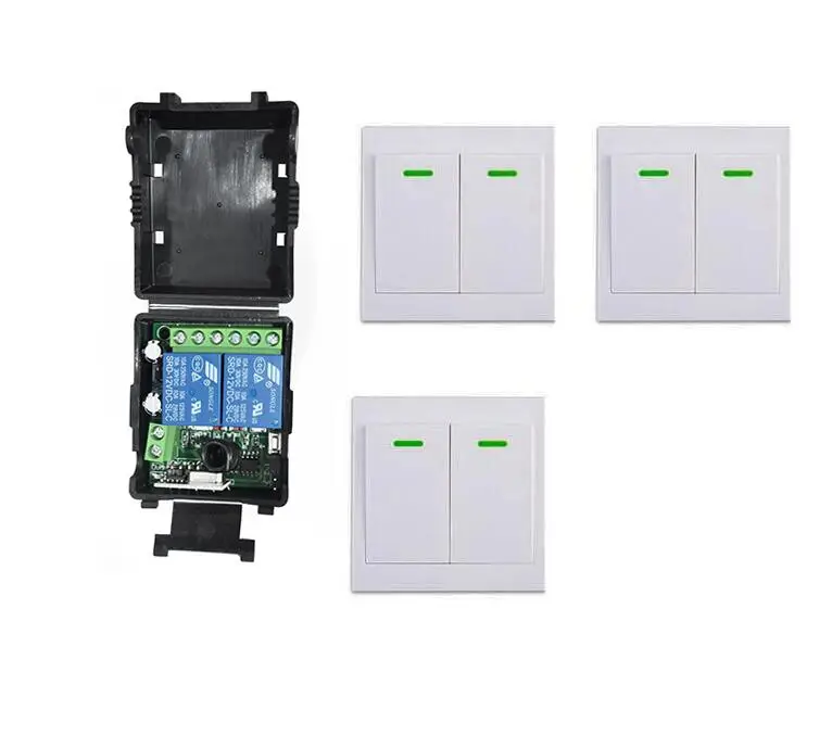 DC 12V 2CH миниатюрный удаленный переключатель 10А реле Бесконтактный COM NC
