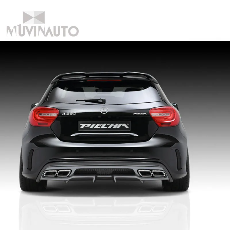 Сдельный спойлер из углеродного волокна на крышу для Mercedes A class A180 A200 A250 W176 спойлер на багажник для 2013