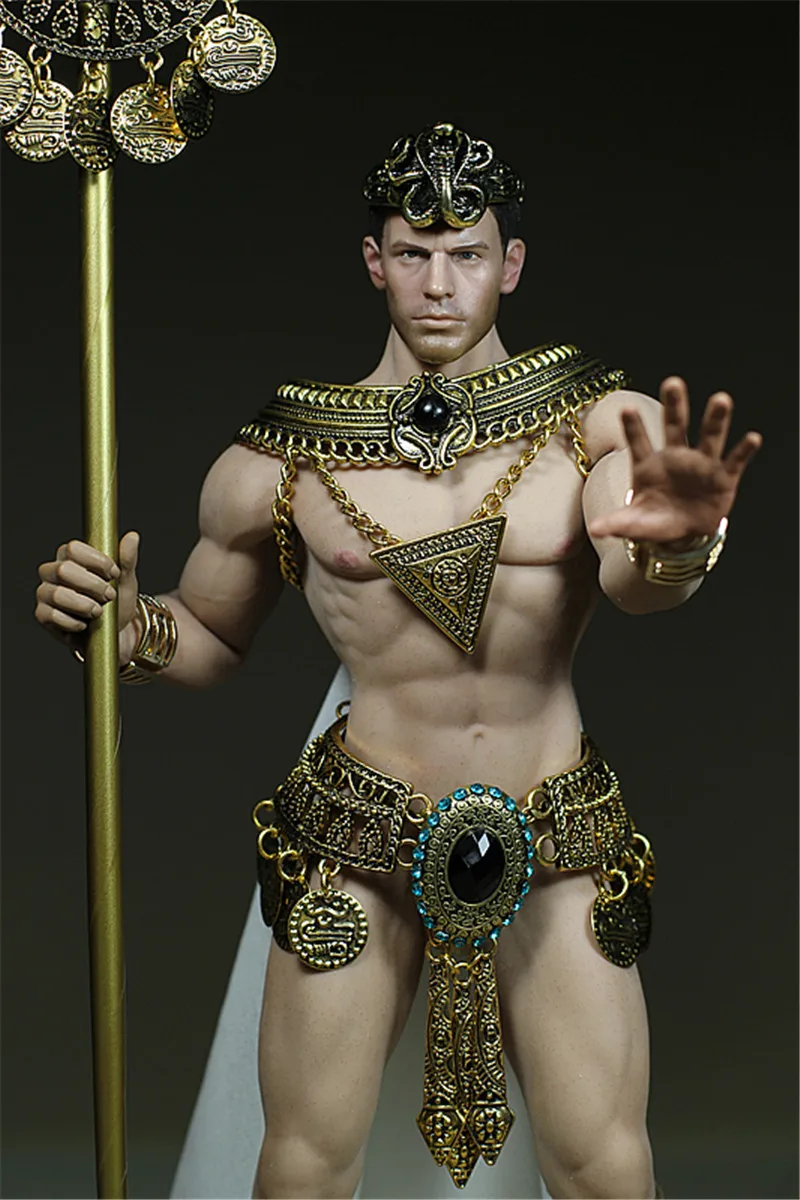 Mnotht 1/6 Prince Egypt мантия на плече Металлическая Модель трусов Мужская одежда для солдат игрушка подходит PH стальная Кость Клей для фигурки