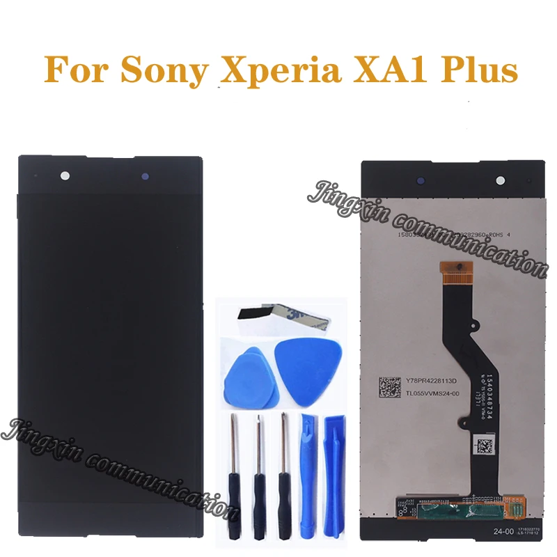 Купи Оригинальный ЖК-дисплей + сенсорный экран для Sony Xperia XA1 Plus G3426, G3421, G3412, запасные части для Sony XA1 plus LCD мобильный телефон за 1,614 рублей в магазине AliExpress