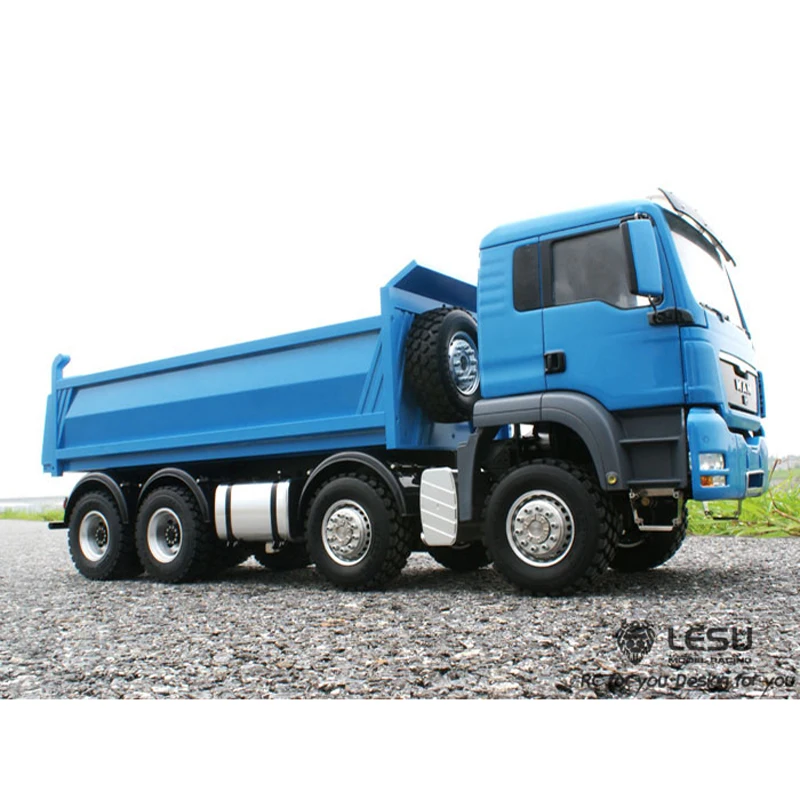 1/14 гидравлический самосвал MAN (TGS) 8X8 полный привод модель грузовика с высоким