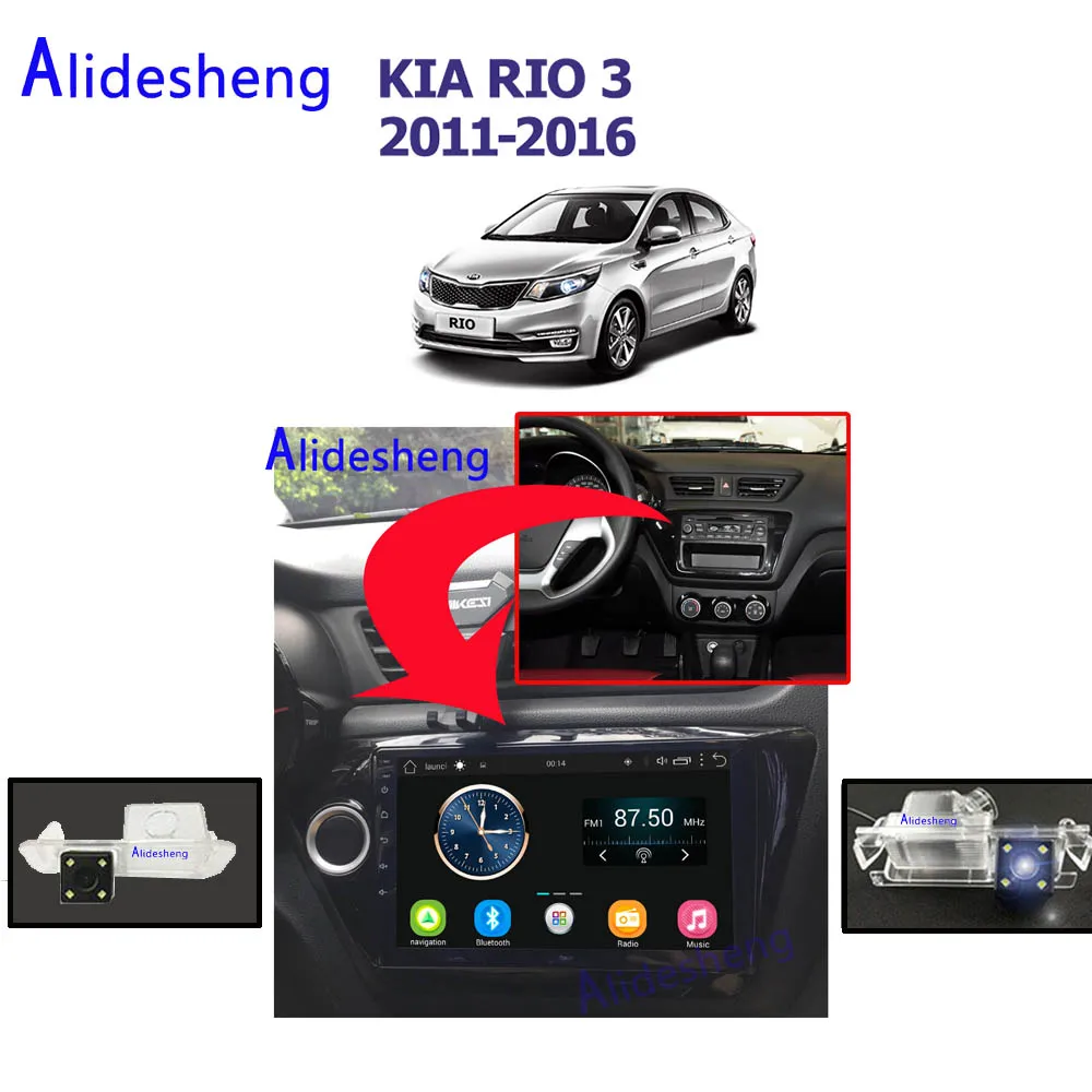Android 2G Оперативная память 32G Встроенная память Автомобиль Радио мультимедийный проигрыватель навигации gps для KIA RIO 3 4 2010 2011 2012 2013