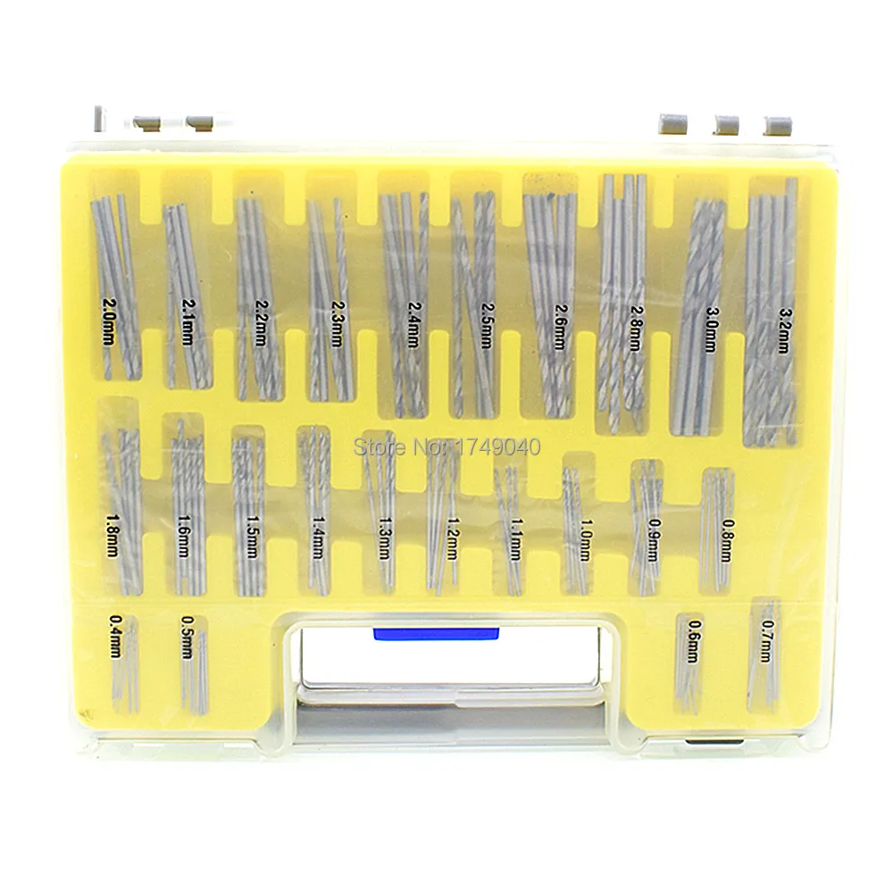 

150pcs Straight Shank Twist Drill Bit Set 0.4mm to 3.2mm Metric Micro Drill Bit PCB Crafts Jewelry Drilling Hole Precision Drill